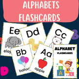 Alphabets  Uppercase & Lowercase Flashcards - Letter Namin