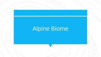 Preview of Alpine Biome PPT Presentation