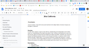 Preview of Alta California- Setting of California 