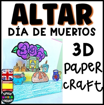 Preview of Altar Día de Muertos 3D paper craft Culture Hispanic heritage Day of Dead