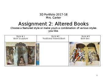Preview of Altered Books
