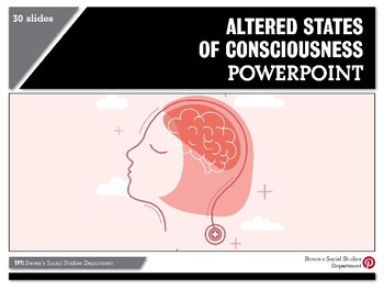 Preview of Altered States of Consciousness PowerPoint