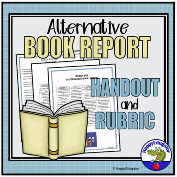 Preview of Alternative Book Report Assignment and Rubric