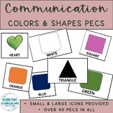 Alternative Communication Colors & Shapes Picture Exchange