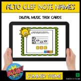 Alto Clef Note Names- Digital and Interactive Music Theory Games