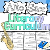 Alto Saxophone Literacy Curriculum | Beginner Staff Notati