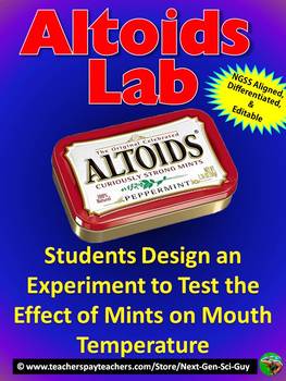 Preview of Altoids Lab: Design an Experiment to Test Effect of Mints on Mouth Temp - NGSS