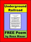 FREE Underground Railroad Poem