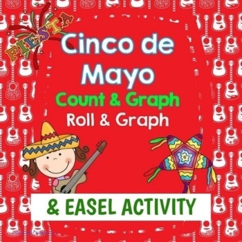 Preview of Always Free Cinco de Mayo Count and Graph and Roll and Graph