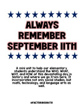 Preview of Always Remember September 11