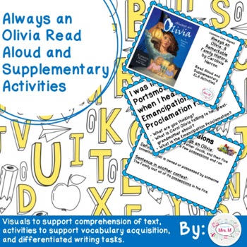 Preview of Always an Olivia Aloud and Supplementary Activities Distance Learning