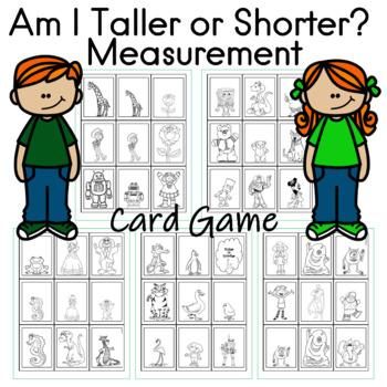 Preview of Am I Taller or Shorter?  Kindergarten Measurement