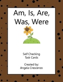 Am, Is, Are, Was, Were Verbs Task Cards