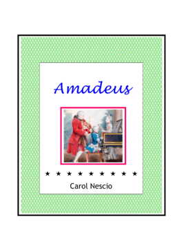 Preview of Amadeus ~ Movie Guide + Word Search + Pre- and Post-Viewing Overheads