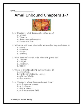 Preview of Amal Unbound Chapter Questions