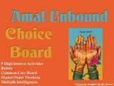 Amal Unbound Choice Board Novel Study Activity Menu Book Project