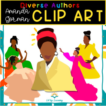 Preview of Amanda Gorman Clip Art | Diverse Authors