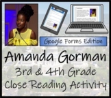 Amanda Gorman Close Reading Activity Digital & Print | 3rd