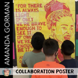 Amanda Gorman Collaboration Poster | Fun Women's History Month Activity