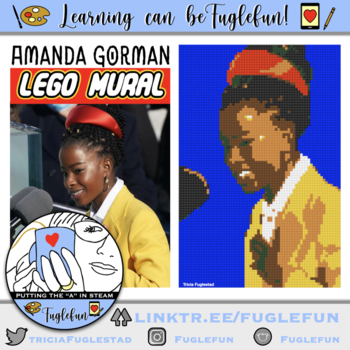 Preview of Amanda Gorman Black History Lego Mural