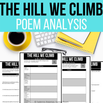 Amanda Gorman The Hill We Climb Analysis Questions And Answer Key