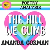 Poetry Analysis: Amanda Gorman The Hill We Climb PRINT & TEACH