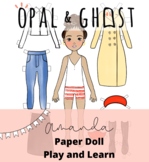 Amanda Gorman Paper Doll; Creative, Inspirational Sheets t
