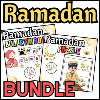 Preview of Amazing Activities BUNDLE Ramadan Worksheets