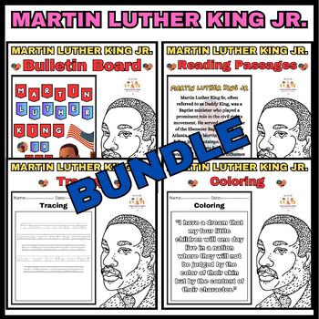 Preview of Amazing Activities BUNDLE Worksheets Martin Luther King Jr.