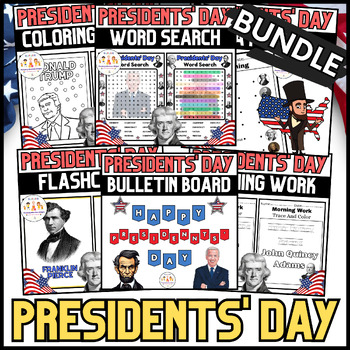 Preview of Amazing Activities BUNDLE Worksheets Presidents' Day