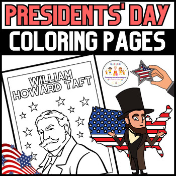 Preview of Amazing Activities Coloring Pages Worksheets Presidents' Day