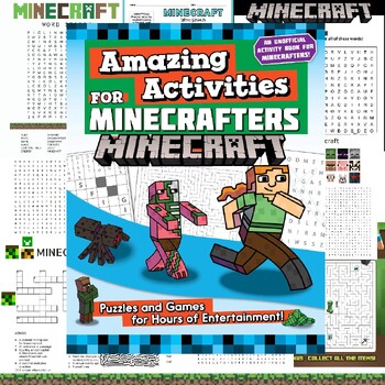 Preview of Amazing Activities For Kids Minecrafters:Puzzles And Games Printable for kids