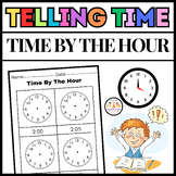 Amazing Activities Telling Time By The Hour Worksheets