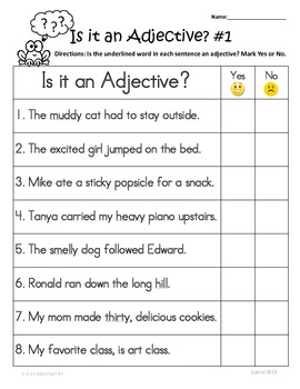 Amazing Adjectives: 2nd and 3rd Grade Common Core Differentiated