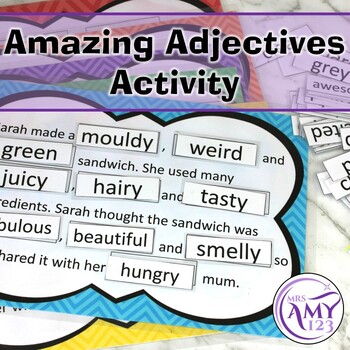 Preview of Adjectives Activity