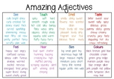 Amazing Adjectives Writing Mat (2 Versions)