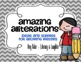 Amazing Alliterations Writing Pack: ideas & supplies for g