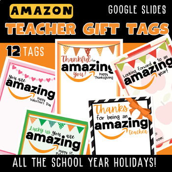 Preview of Amazing Amazon Gift Card Tag/Holder -Teacher Appreciation