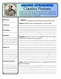 Amazing Astronomers: Biography Worksheets Packet (16 Astro
