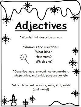 Preview of Amazing, Awesome, and Not-So-Average Adjectives!