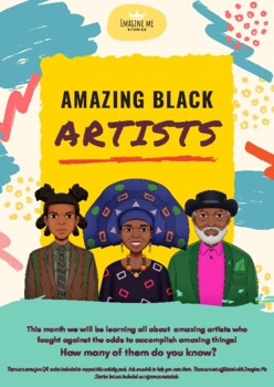 Preview of Amazing Black Artists Activity Pack