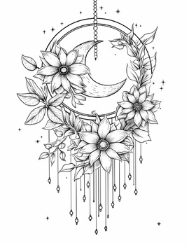 Preview of Amazing Boho Chic Coloring Book | 300 Boho Chic Coloring Pages For
