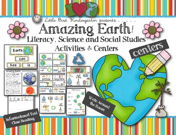 Preview of Earth Day Activities: Amazing Earth! Literacy, Science & Social Studies