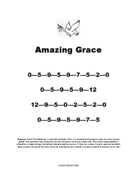 amazing grace simple guitar chords
