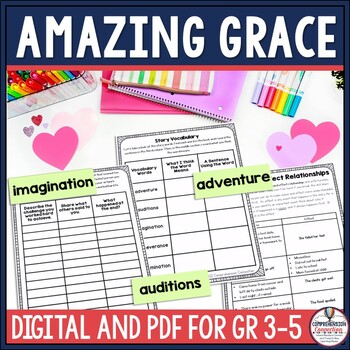 Preview of Amazing Grace Read Aloud Activities Book Companion for Reading and Writing