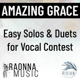 Amazing Grace from Easy Solos and Duets for Vocal Contest #