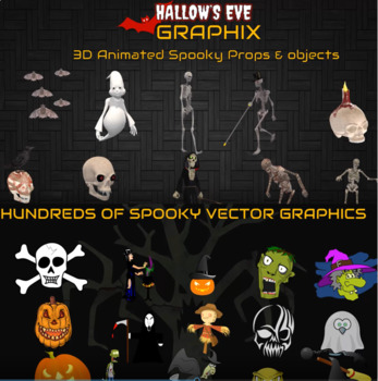 Preview of Amazing Halloween: 900+ Spooktastic Graphics and Videos (Commercial Use)