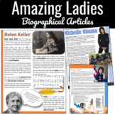Amazing Ladies - 16 Biographical Articles for Women's Hist