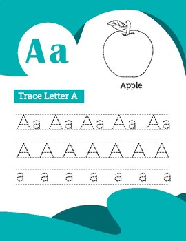 Amazing Letter Tracing worksheet for kids by OTM Classroom Worksheets