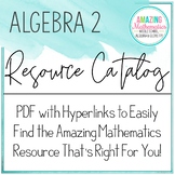 Amazing Mathematics Algebra 2 Resource Catalog